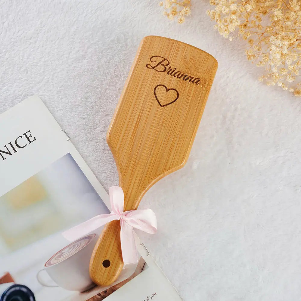 Personalized Hairbrush Custom Comb Wedding Bridesmaid Gift