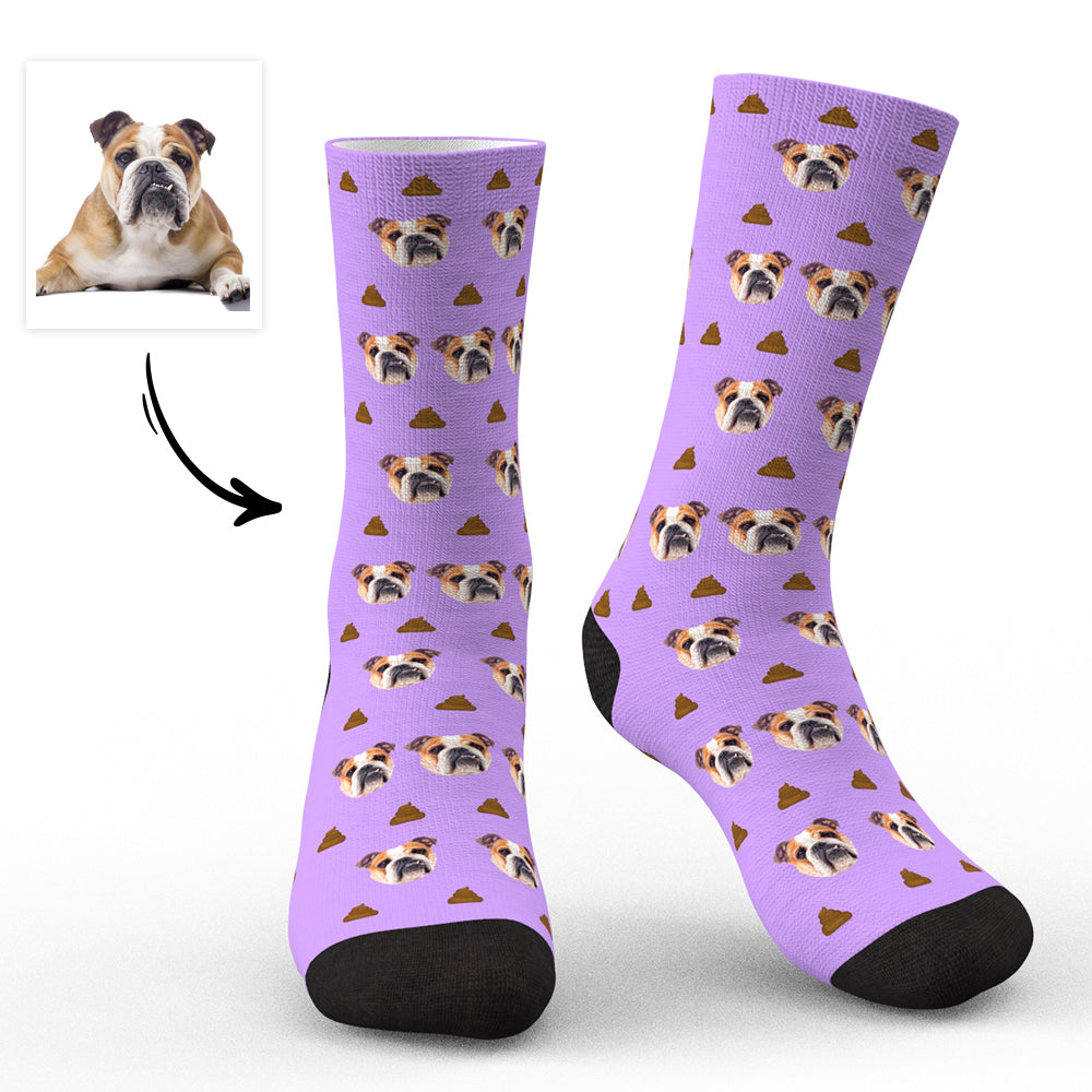 Custom Face Socks Personalized Dog Photo Socks