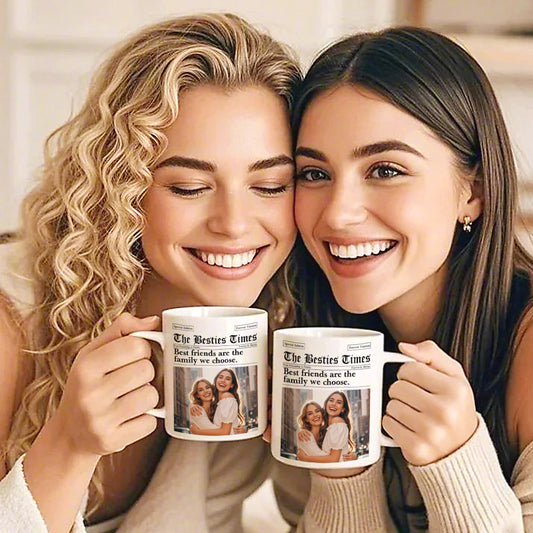 Personalized The Besties Times Mug Friendship Photo Mug Gifts for BFF