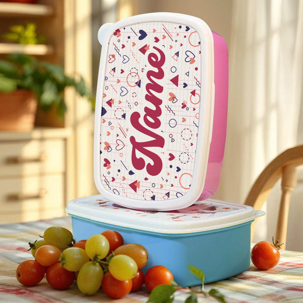 Personalized Cute Lunch Box with Name Lunch Box Birthday Gift for Kids