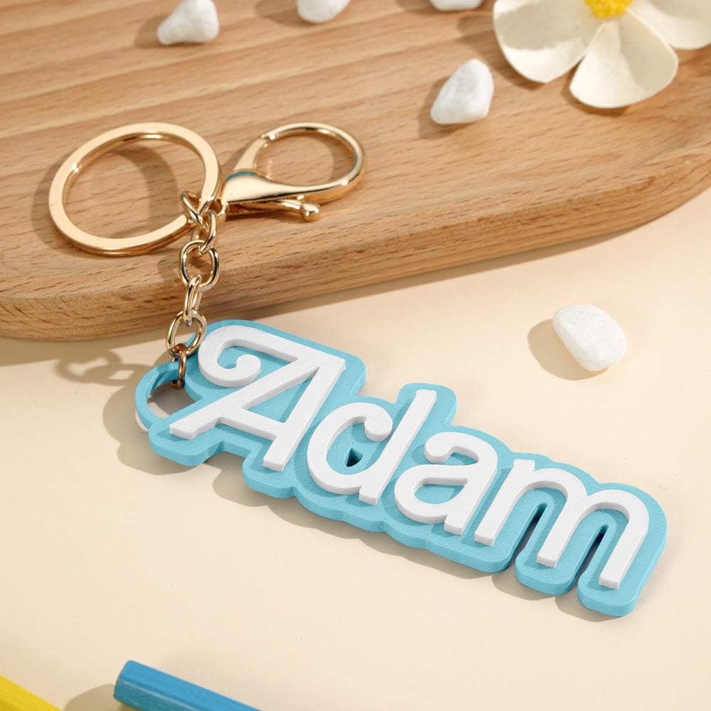 Personalized Backpack Name Tag Bag Charm Back to School Gift for Children