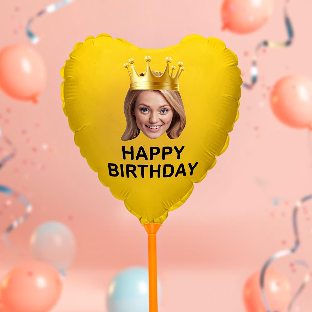 Custom Happy Birthday Balloons Personalized Face Balloon Decoration for Birthday