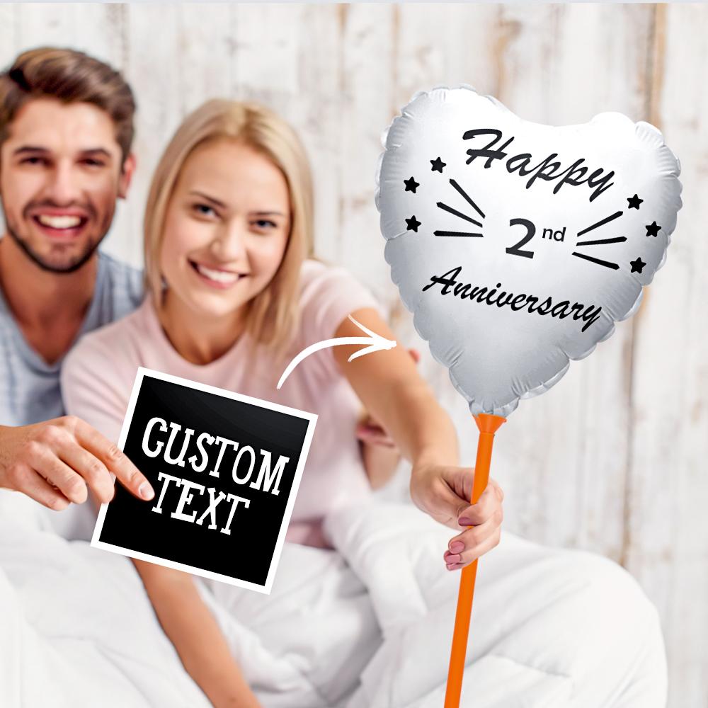 Custom Happy Anniversary Balloons For Anniversary Party Decorations