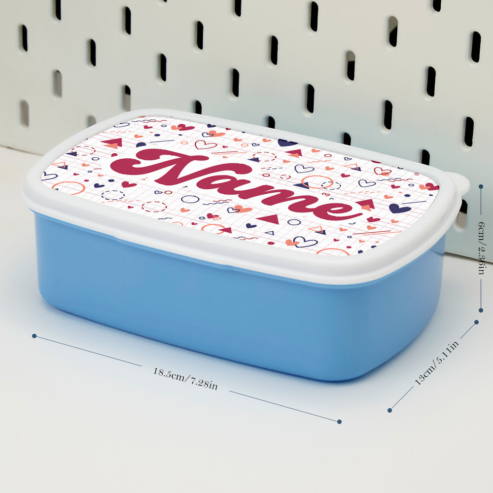 Personalized Cute Lunch Box with Name Lunch Box Birthday Gift for Kids