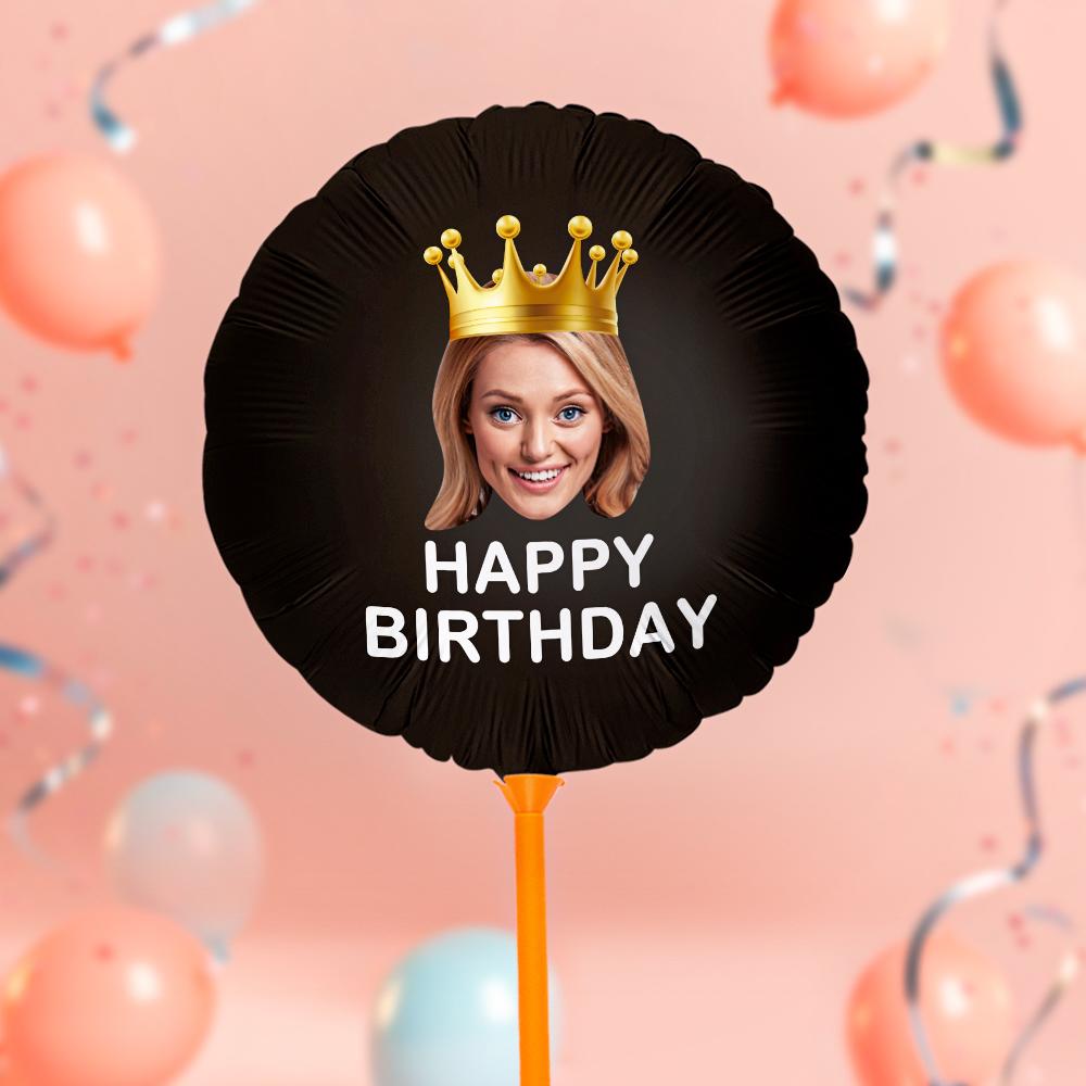 Custom Happy Birthday Balloons Personalized Face Balloon Decoration for Birthday