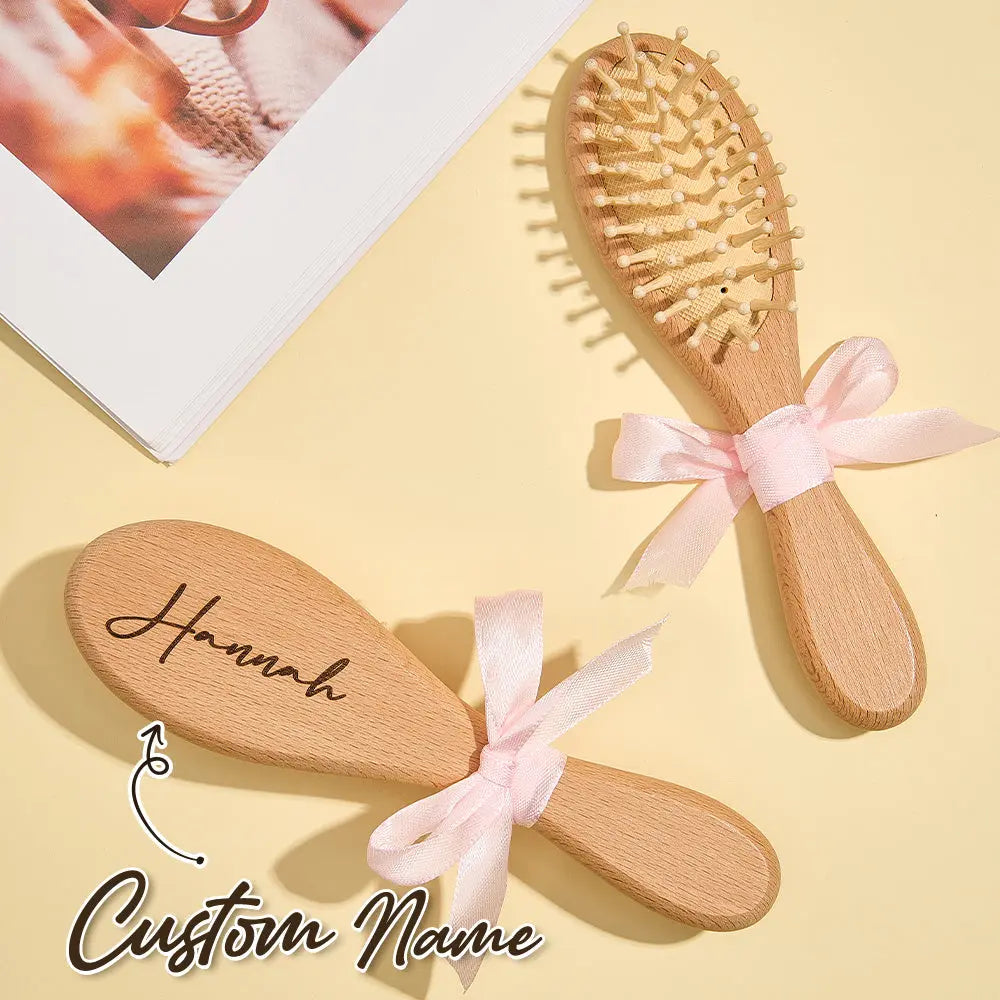 Personalized Baby Hairbrush Custom Comb Baby Shower Gifts