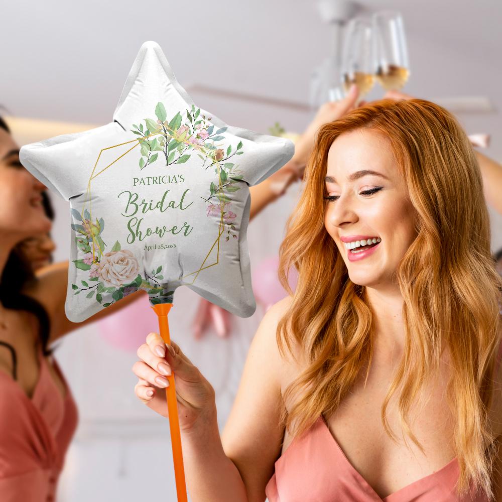 Personalized Bridal Shower Balloons Bachelorette Party Decorations Supplies