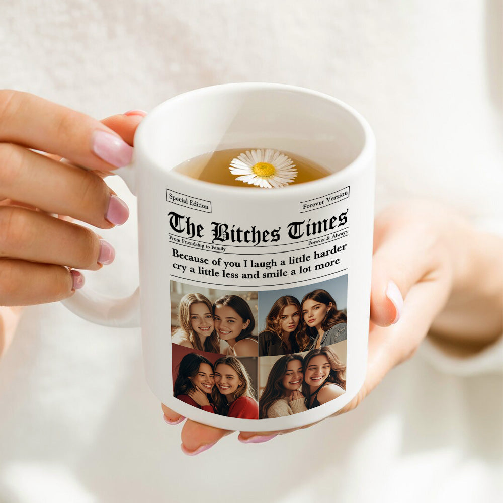 Personalized The Besties Times Mug Friendship Photo Mug Gifts for BFF