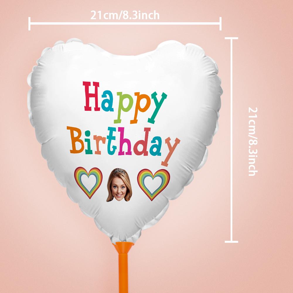 Custom Face Balloons Happy Birthday Balloon Decoration for Birthday Party