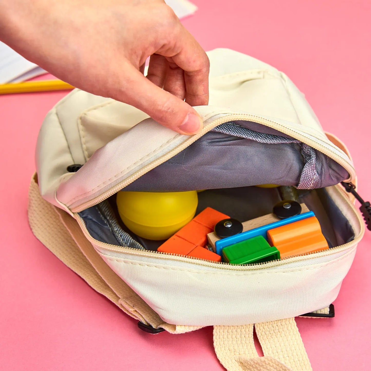 Personalized Mini Backpack with Name Simple School Bag Back to School Gift for Kids