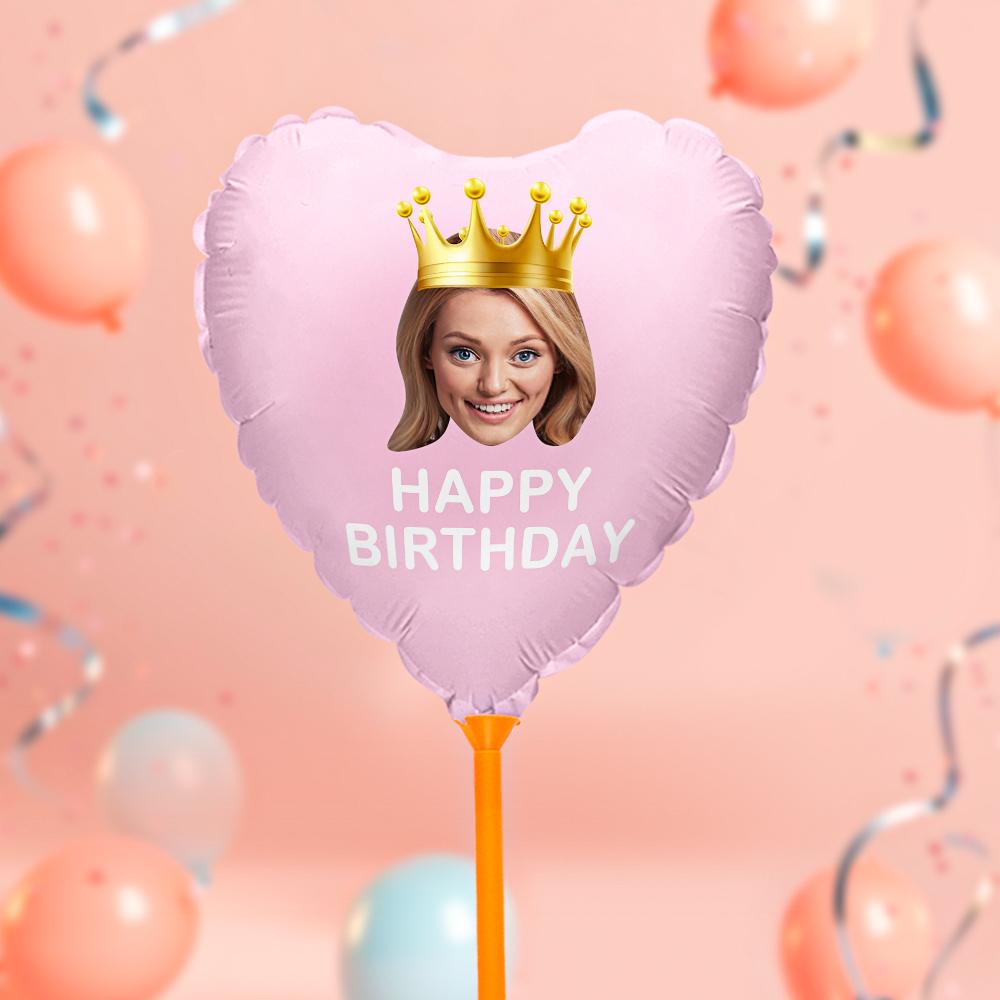 Custom Happy Birthday Balloons Personalized Face Balloon Decoration for Birthday