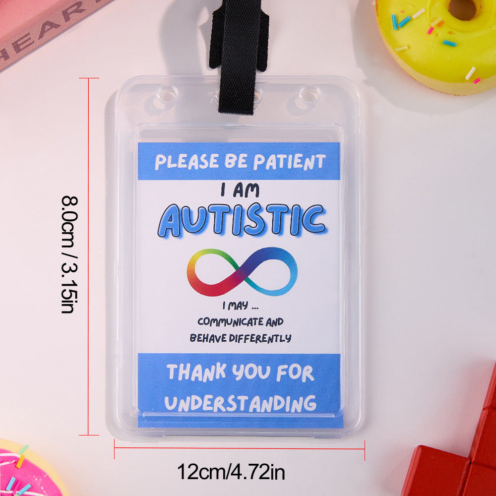 Personalized Autism Emergency Contact Medical Alert ID Card Gift for Kid