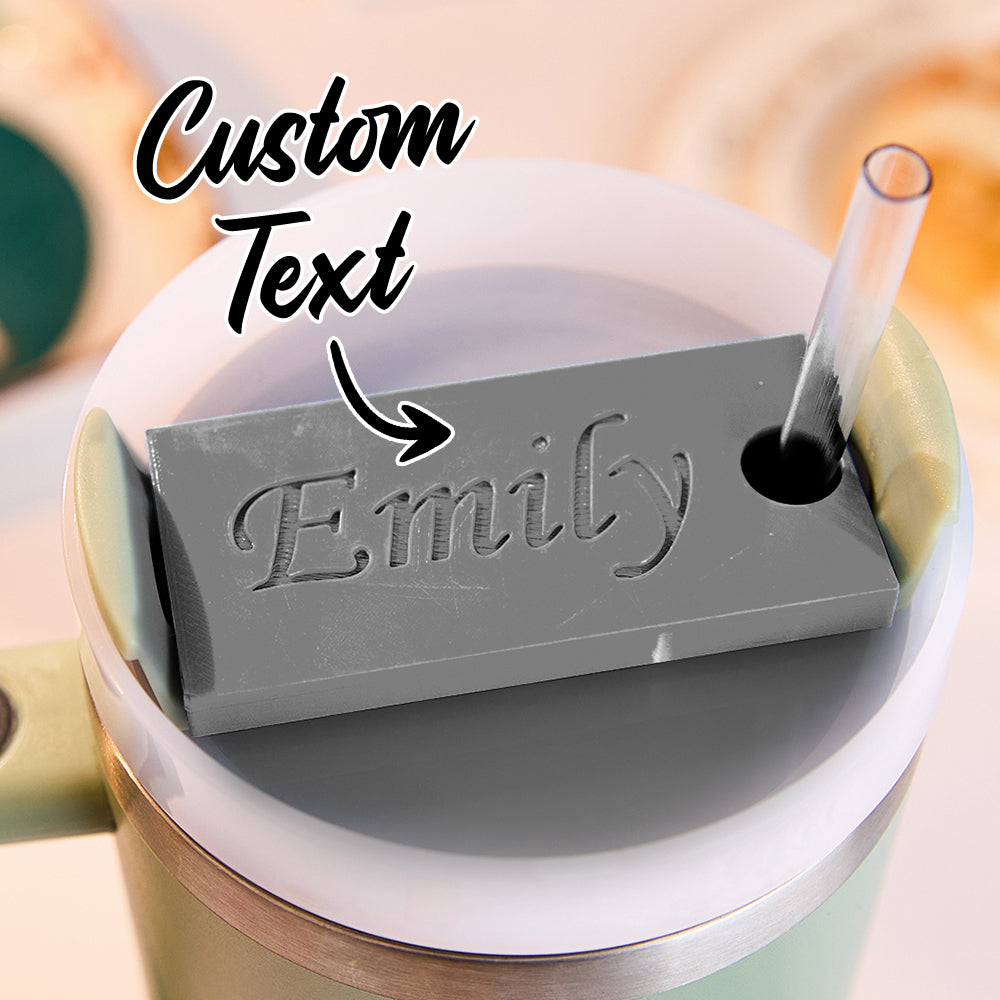 Custom 3D Printing Tumbler Name Plate Tag for 40oz Stanley Tumbler Gift for Her