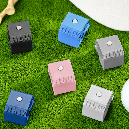 Personalized 3D Printed Magnetic Golf Ball Marker Hat Clip Golf Tees Holder Gift for Golf Lovers