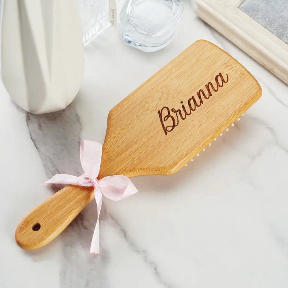 Personalized Hairbrush Custom Comb Wedding Bridesmaid Gift