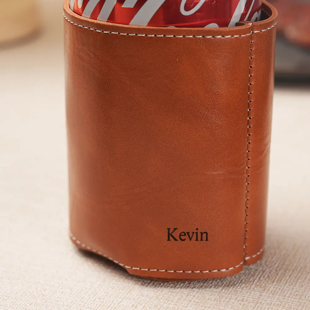 Personalized Groomsmen Can Cooler Holder Engraved Can Cooler Groomsman Gift Ideas