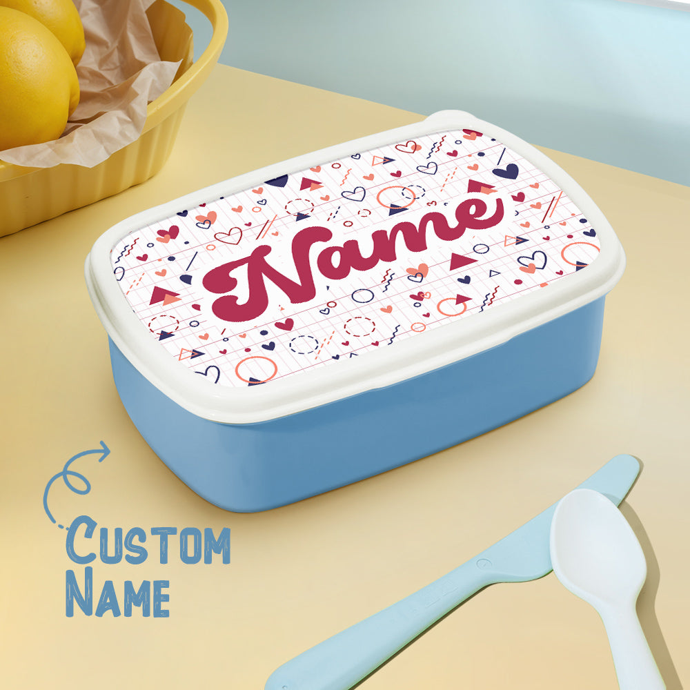 Personalized Cute Lunch Box with Name Lunch Box Birthday Gift for Kids