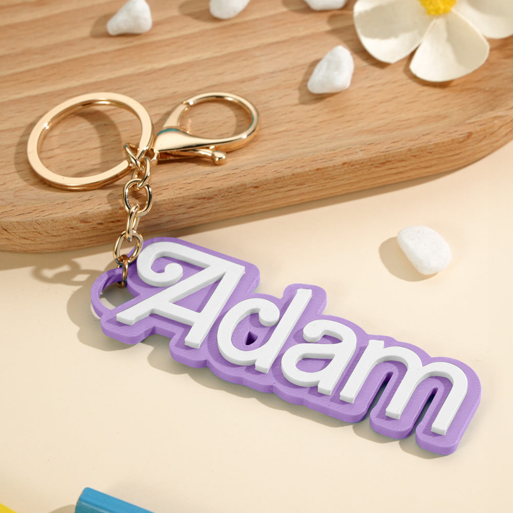 Personalized Backpack Name Tag Bag Charm Back to School Gift for Children