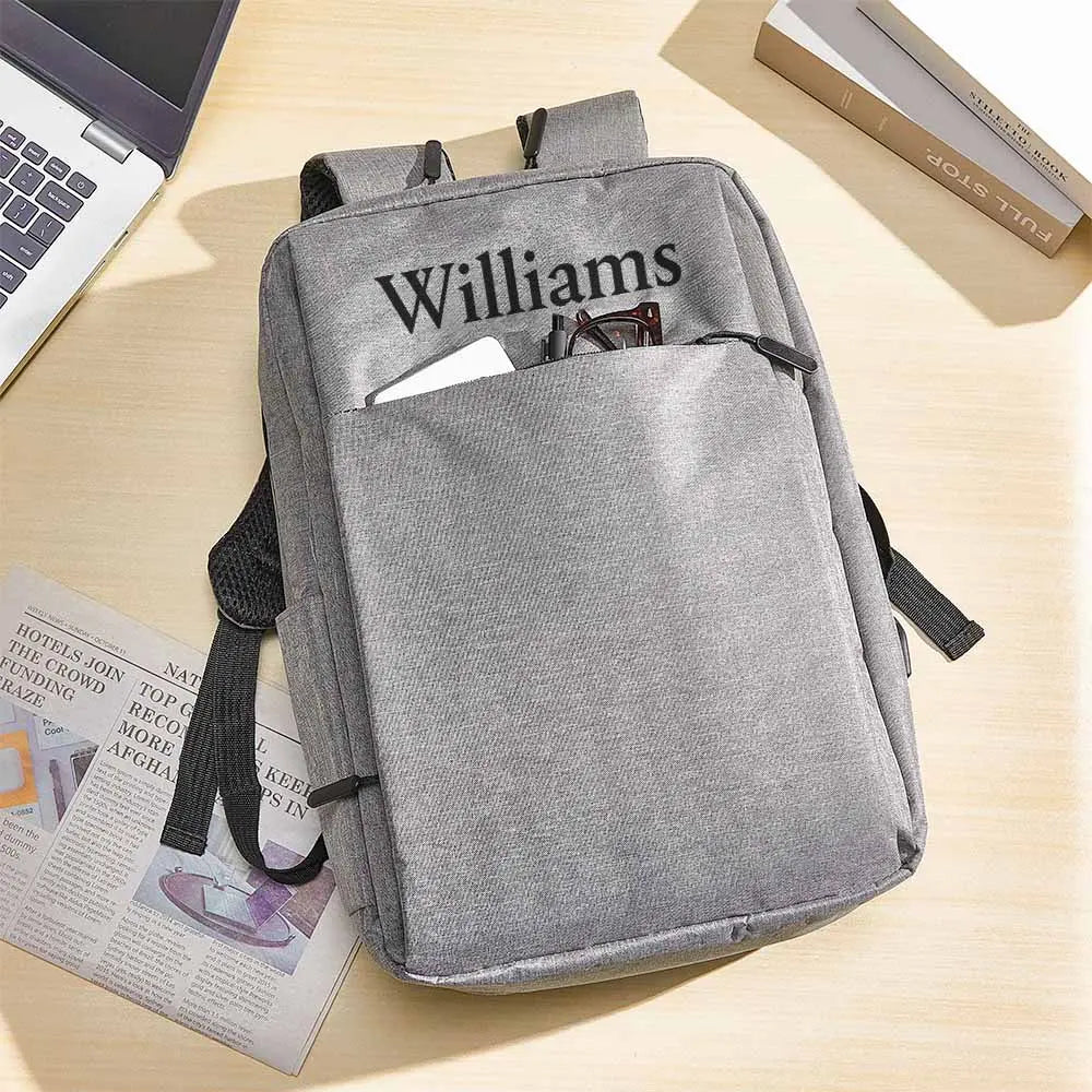 Personalized Name Backpack College School Computer Bag Gift for for Men or Women Fits 15.6 Inch Notebook Back to School Gift