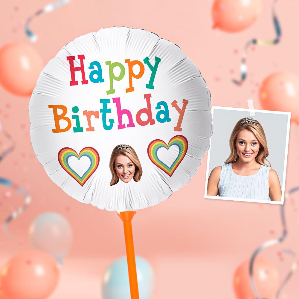 Custom Face Balloons Happy Birthday Balloon Decoration for Birthday Party