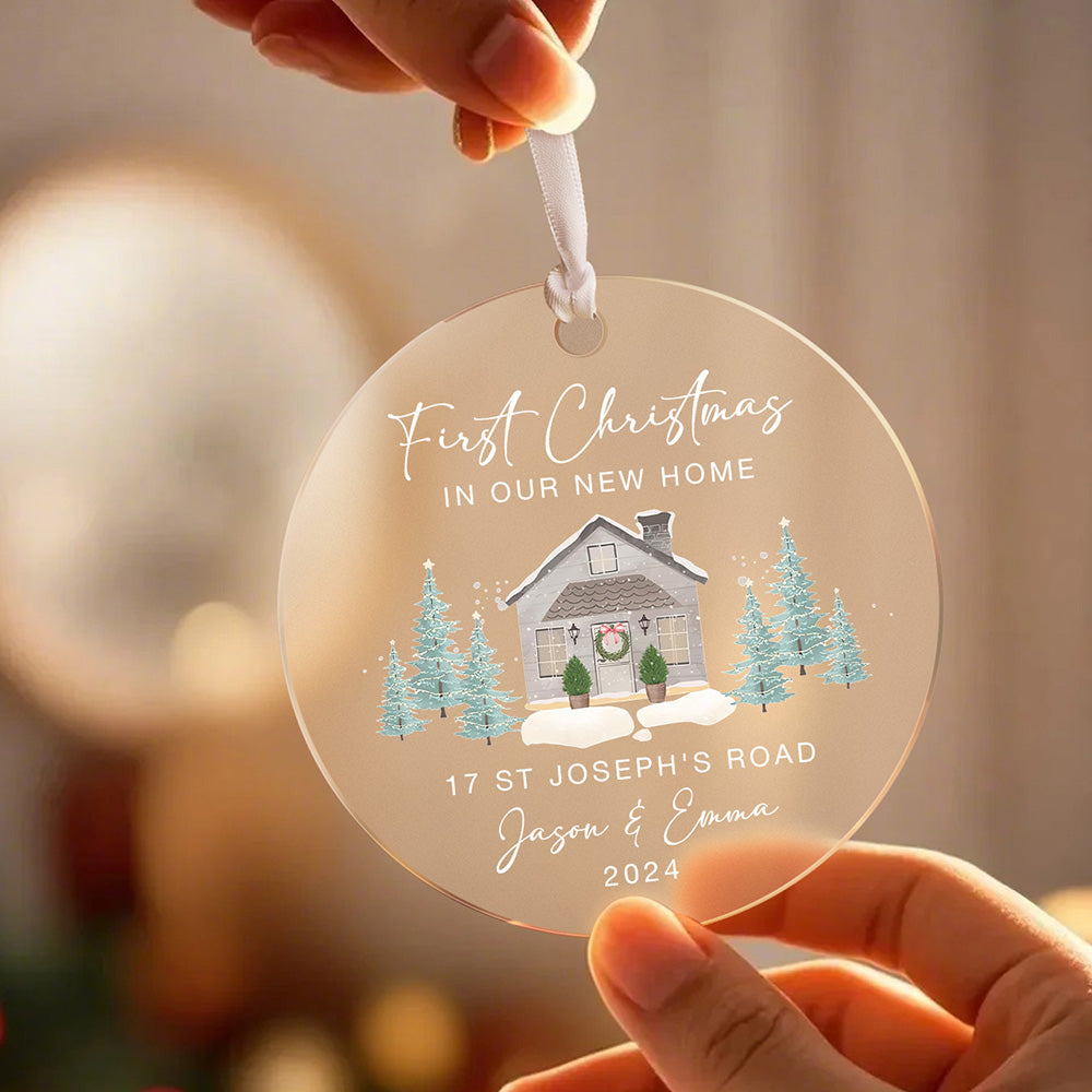 Personalised New Home Christmas Ornament First Home Ornament for New Home Gift