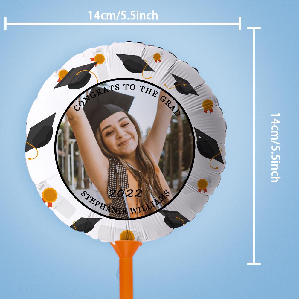 CONGRATS TO THE GRAD Balloons Custom Photo Graduation Balloons Party Supplies