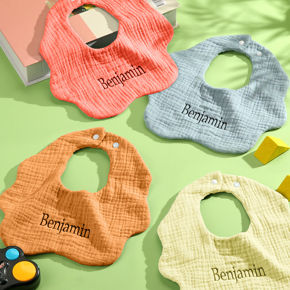 Personalized Baby Bib with Embroidered Name Gifts for Baby