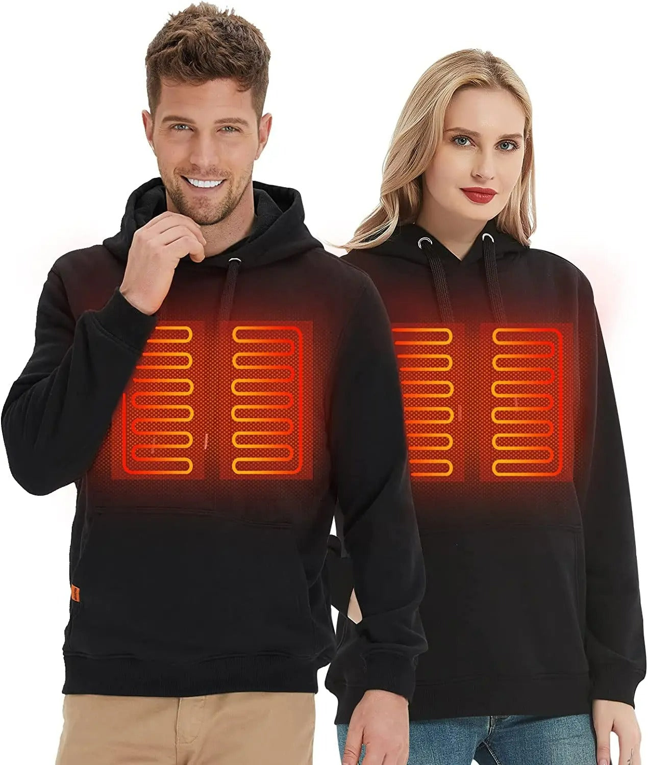 Stay Warm and Cozy with our Heated Hoodie for Men Women - Electric Unisex Heating Sweatshirt